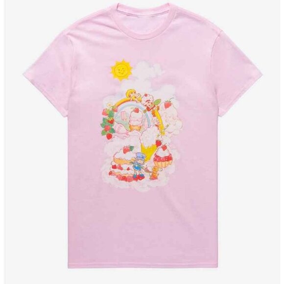 Retired! Strawberry Shortcake Group T-Shirt - Picture 1 of 2